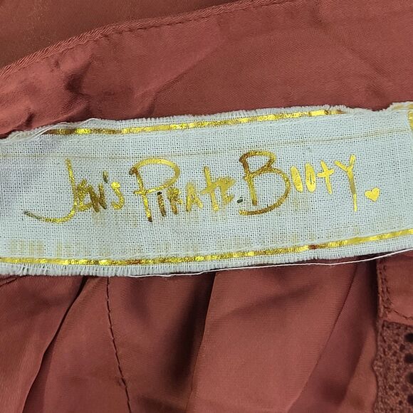 Jen’s Pirate Booty Stevie Top Tunic Sz M Cottagecore Long Balloon Sleeve Peasant - Picture 9 of 11